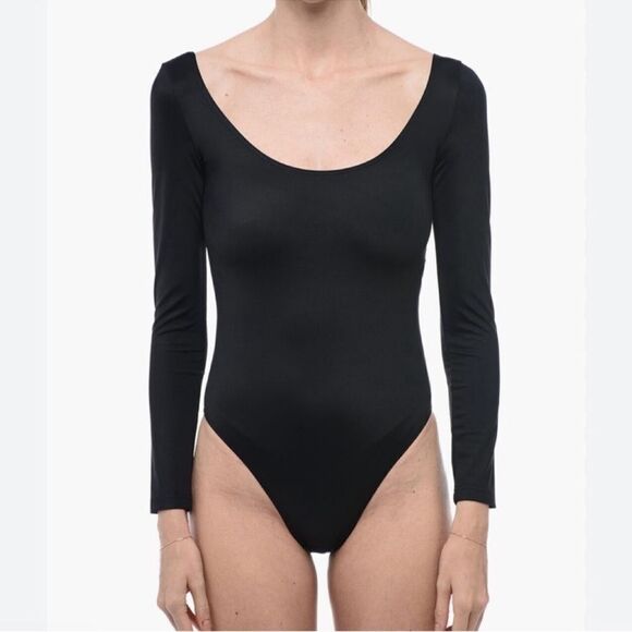 Balenciaga Tops - Balenciaga Black Long sleeve
Bodysuit(Size Medium)
